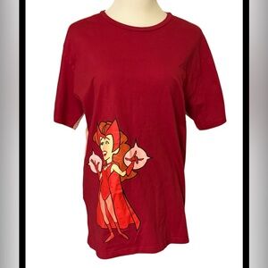 Marvel WandaVision Scarlet Witch Cartoon Contrast T-Shirt - BoxLunch Exclusive